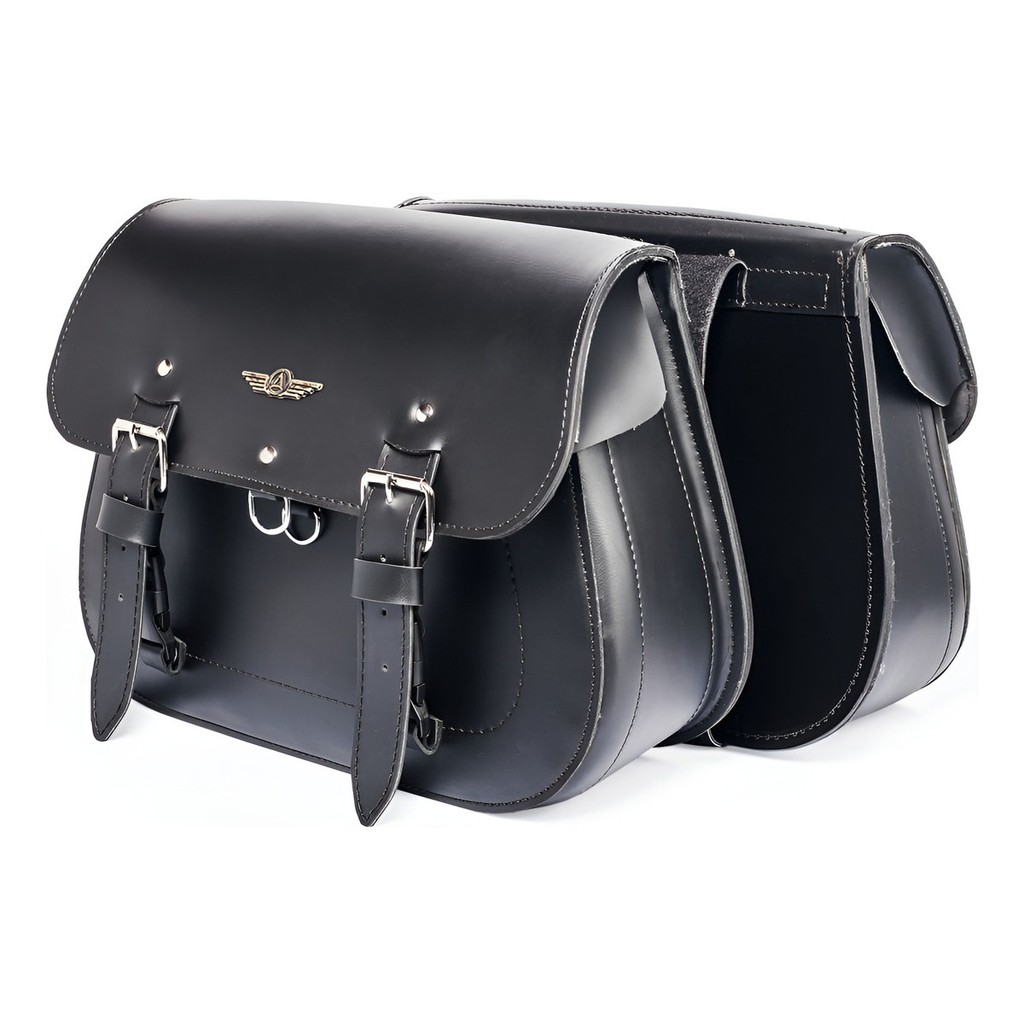Alforge Lateral Modelo Custom 30l Liso Par Preto