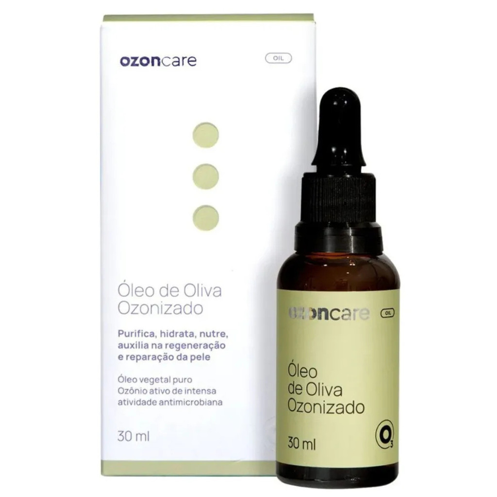 OLEO OLIVA OZONIZADO EXTRA CONCENTRADO REGENERACAO DA PELE VEGANO 30ML SEM FRAGANCIA