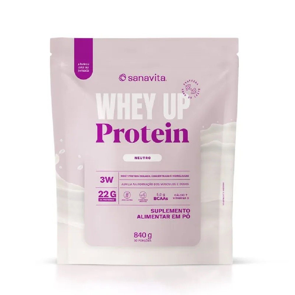 Whey UP 3W Refil 900g - Sanavita em Oferta na Shopee