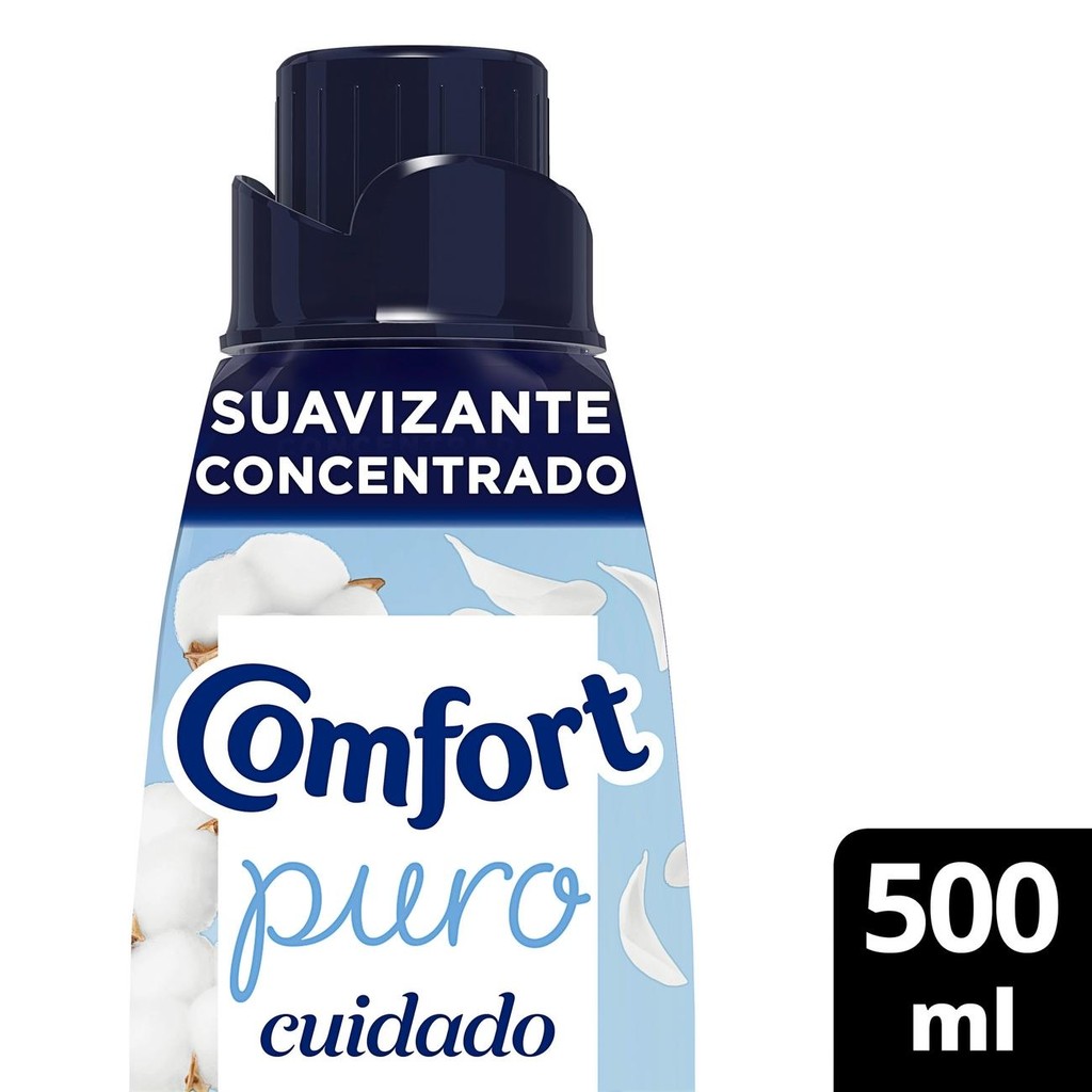 Amaciante Concentrado Comfort Puro Cuidado com 500ml em Oferta na Shopee