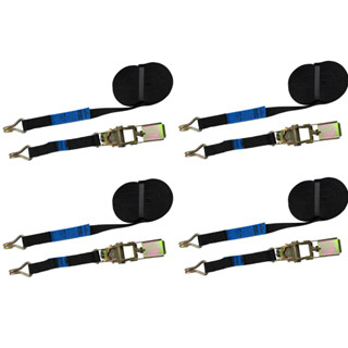 Kit 4 Cintas De Amarração De Carga 800Kg 6 Metros 25mm Com Catracas Reforçadas em Oferta na Shopee