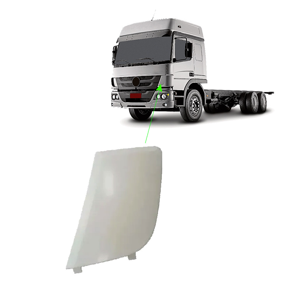 Acabamento Defletor Lateral Externo Caminhão MB Atego (9588840422) Após 2012 LE em Oferta na Shopee