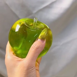 Squishy Verde Maçã Estresse Bola Macio Brinquedo Sensorial Para Tdah Autismo Recuperação Lenta Espremer Adultos Crianças