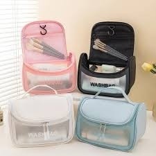 Necessaire Maquiagem Estojo Perfume Bolsa Mochila Escova Leva Desodorante Pinceis Base Sabonete