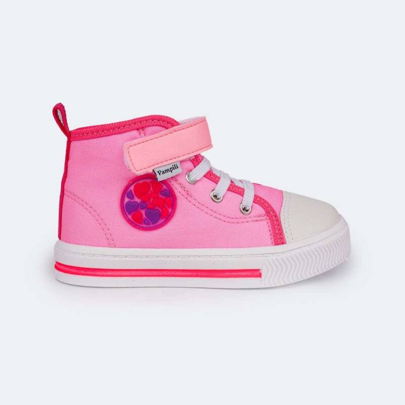 Tênis Pampili Mini Easy Cano Médio - Infantil - Rosa