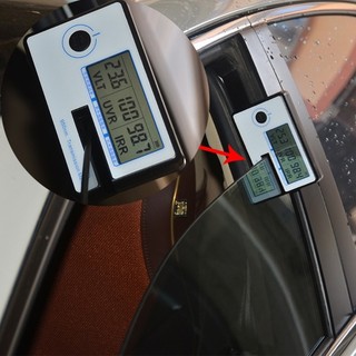 Li * Analisadores Para Janela Carro Display Digital 950nm Comprimento Medidor Tonalidade Atua