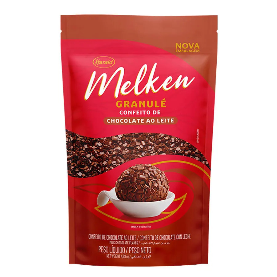 Chocolate Granulado Granule Ao Leite 400g Melken - Harald