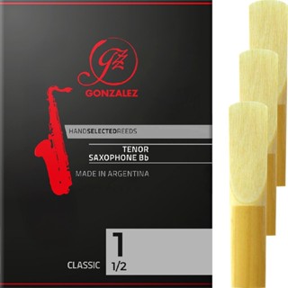 Kit 3 Palhetas Gonzalez Classic para Saxofone Tenor Bb 1 1/2 em Oferta na Shopee