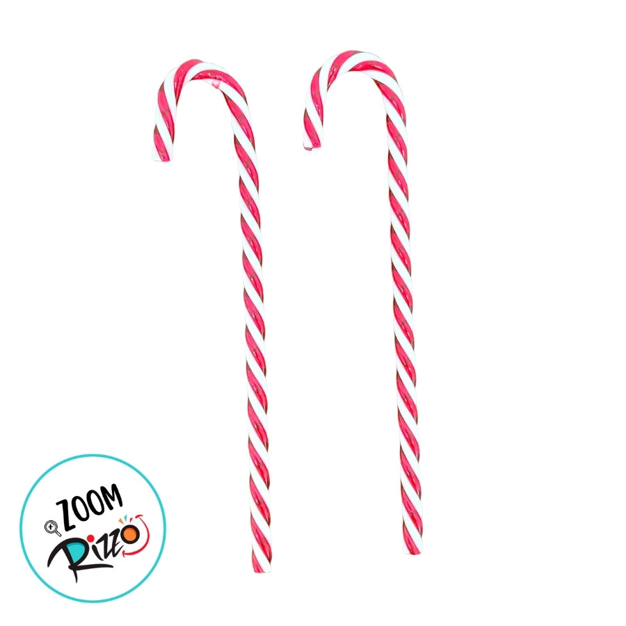 Enfeite Decorativo de Natal - Bengala Doce de Plástico - 24cm - 2 unidades - Artlille - Rizzo — imagem 2 de 2