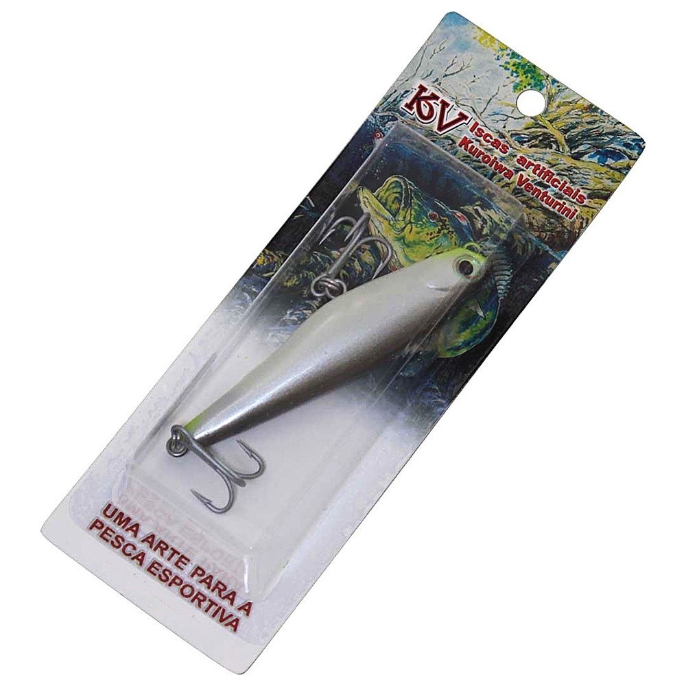 Isca Artificial De Pesca Zara Stick KV Camurim 70 7cm 7gr Cor 19 – Função Popper