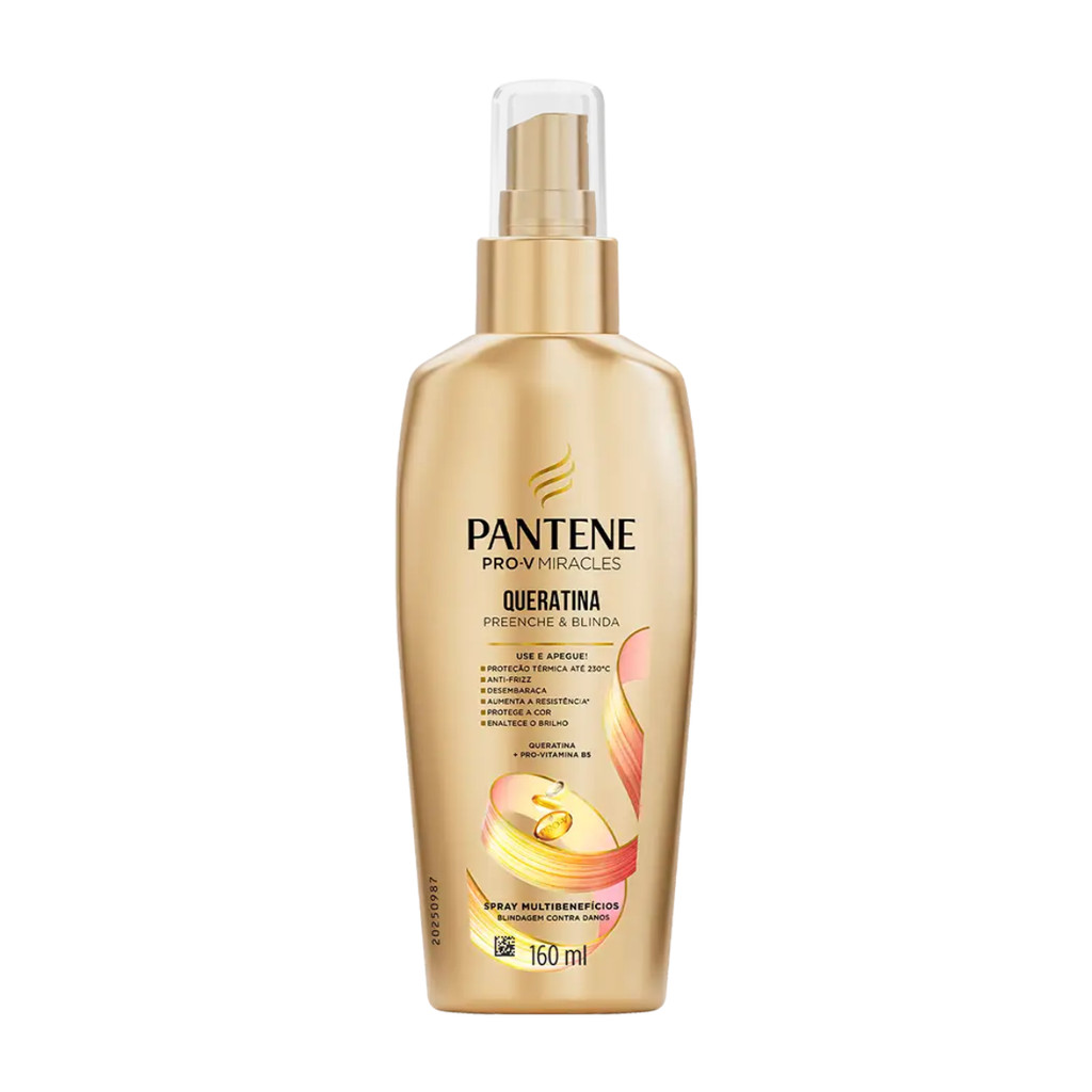 Protetor Térmico Pantene Queratina 160ml em Oferta na Shopee