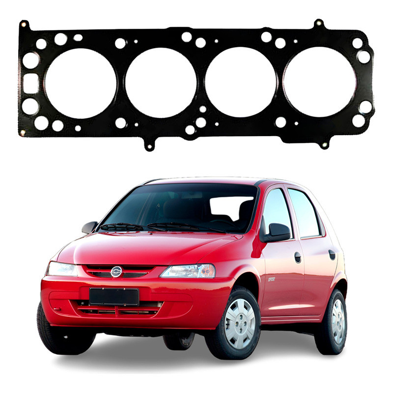Junta Cabeçote Chapa Chevrolet Celta 1.0 8v 2000 A 2005 em Oferta na Shopee