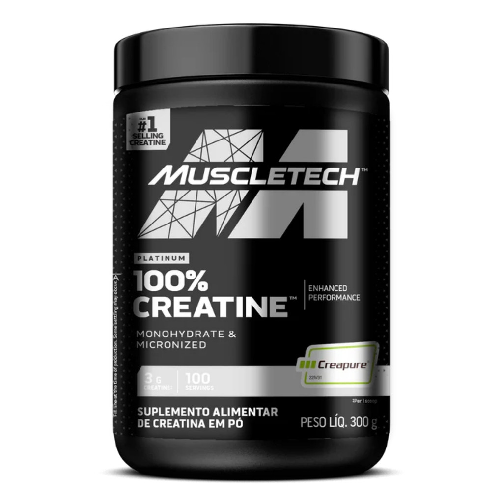 Creatina Platinum Creapure Pote 300g Muscletech