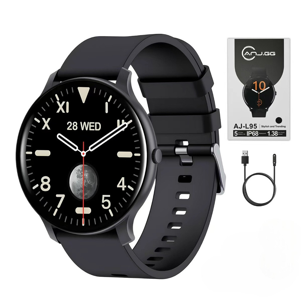 Smartwatch 1.38" Full Touch – IP68, Chamadas, Monitoramento Fitness e Música ming