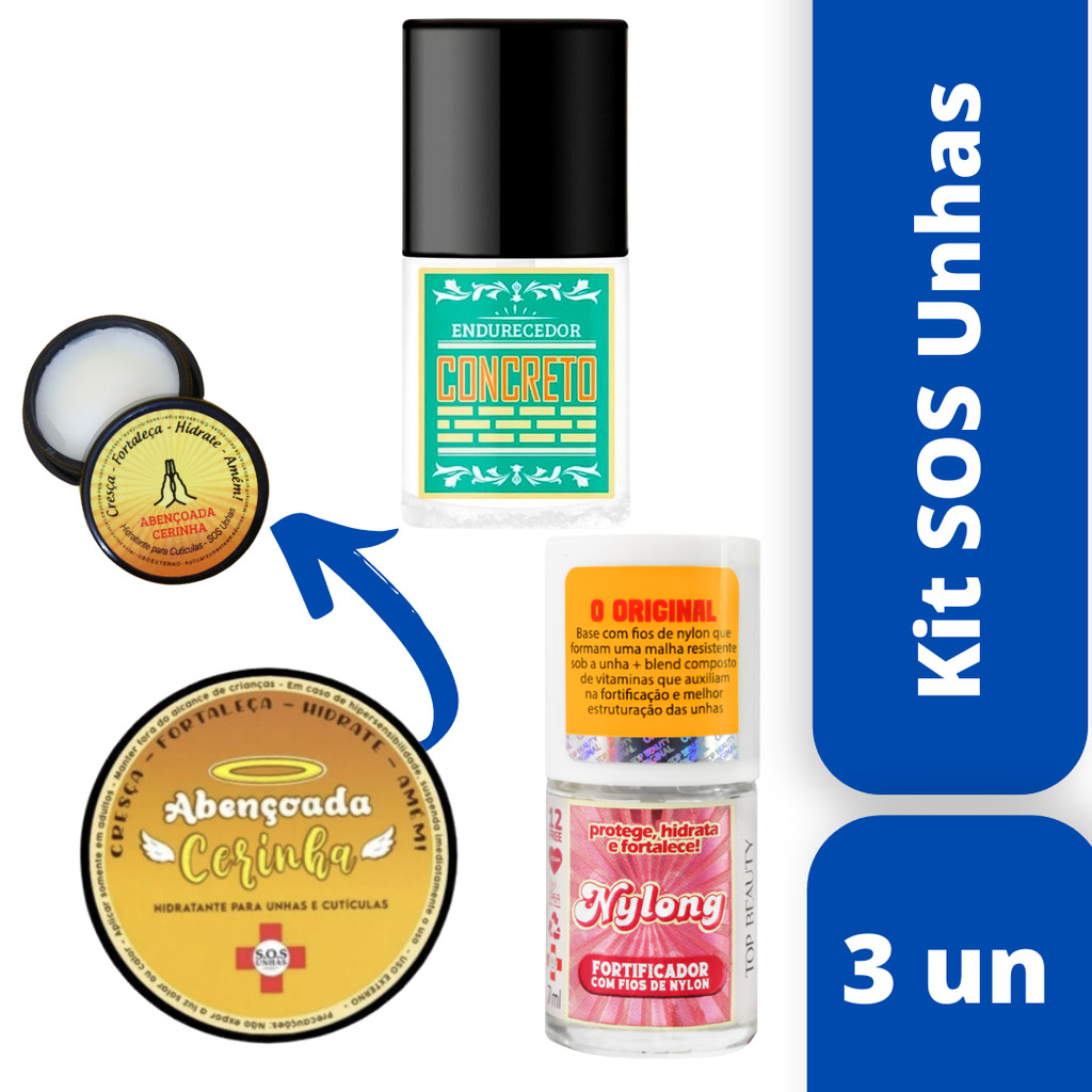 Esmaltes Fortalecedor de Unhas - Top Beauty