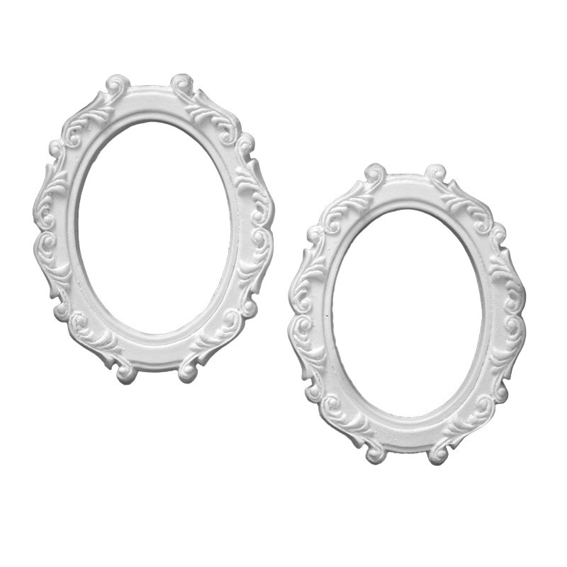 20 Mini Molduras Aplique  Resina Grécia Lembrancinha Batizado Casamento Nascimento Decoração Artesanato