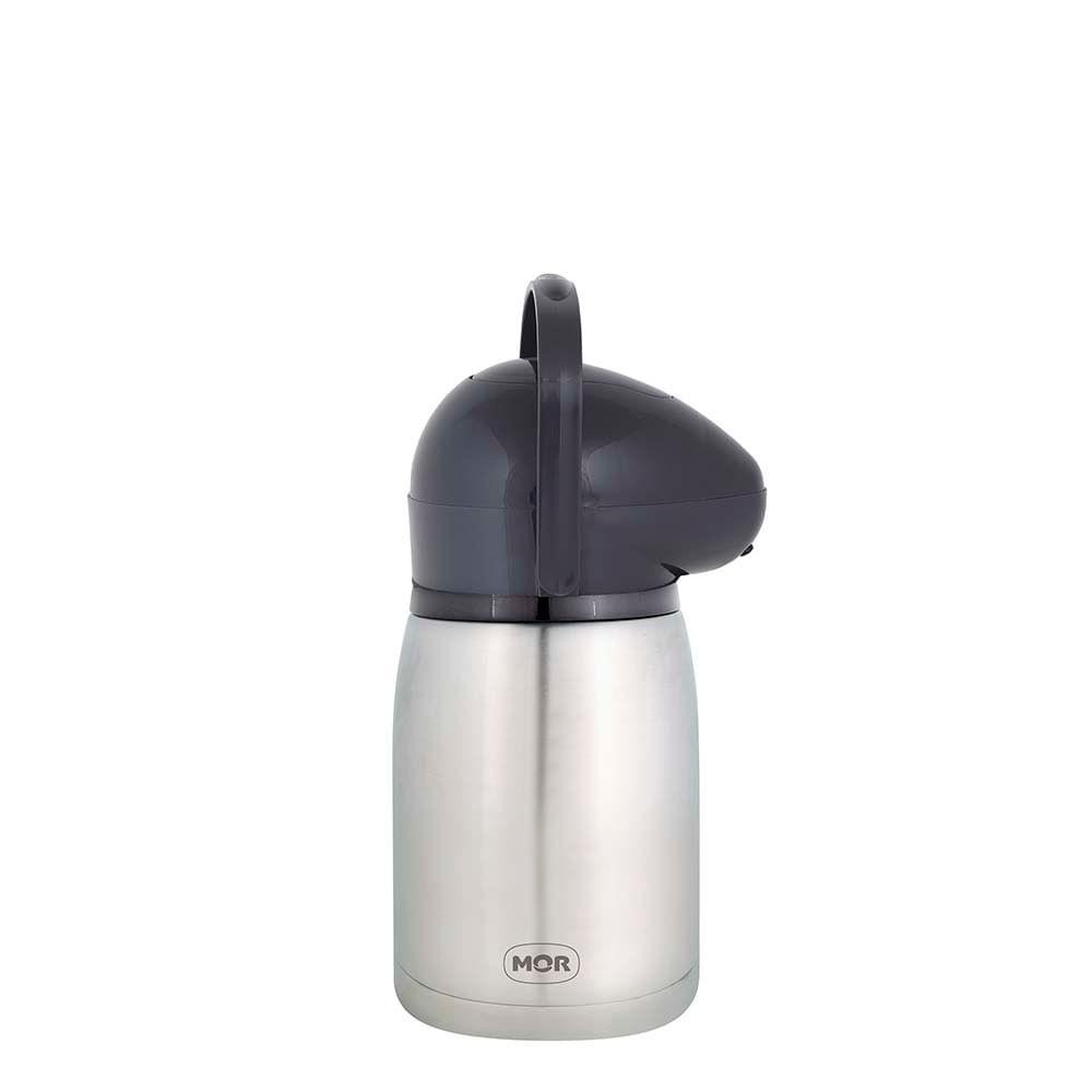 Garrafa Térmica de Pressão Nobile Total Inox 1,3 Litros em Oferta na Shopee