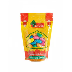 Amêndoa Confeitada Doce Colorida 200g - Kamal