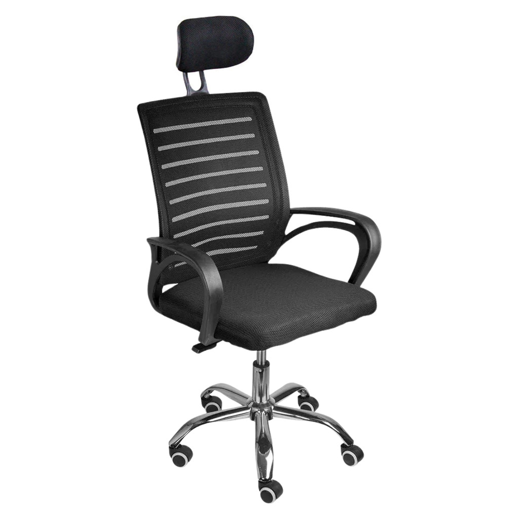 Cadeira de Escritório Diretor Roma Oficial Ergonômica com Apoio de Nuca