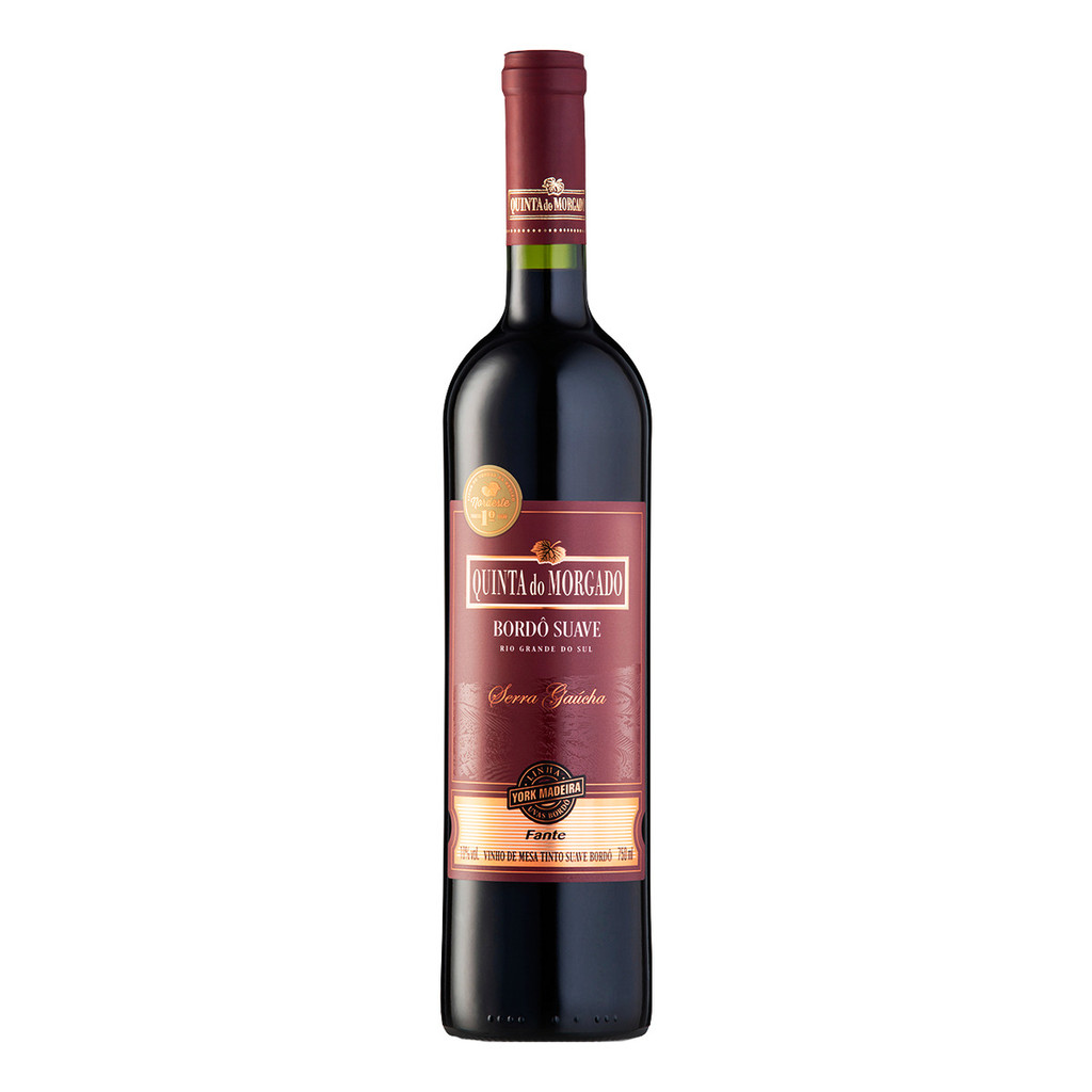 VINHO SUAVE QUINTA DO MORGADO BORDO 750ML em Oferta na Shopee
