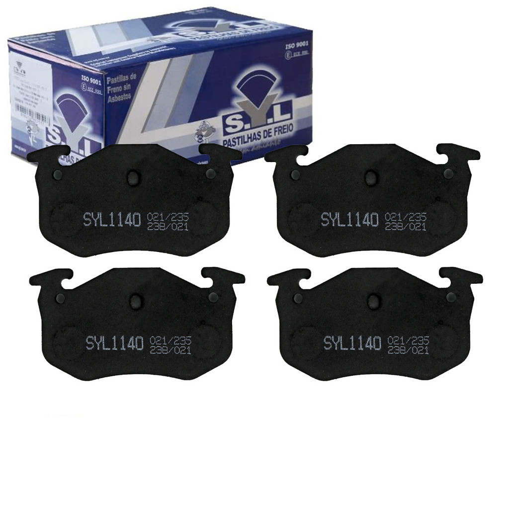Pastilha De Freio Traseira Xsara 1997 A 2005 / Xsara Break 1998 A 2006 / Zx 1992 A 1998 / 206 2001 A 2008