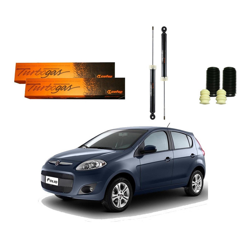 Kit Amortecedor Traseiro´ Novo Palio 1.0 1.4 1.6 2011 A 2019 em Oferta na Shopee