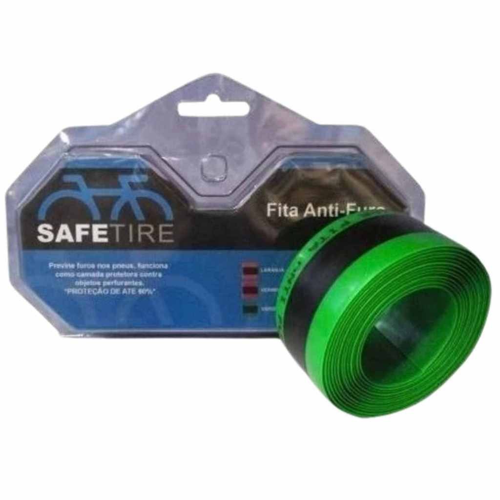 -PAR FITA ANTI-FURO SAFETIRE 35MM VERDE PARA PNEU ARO 26" 27,5" 29" em Oferta na Shopee