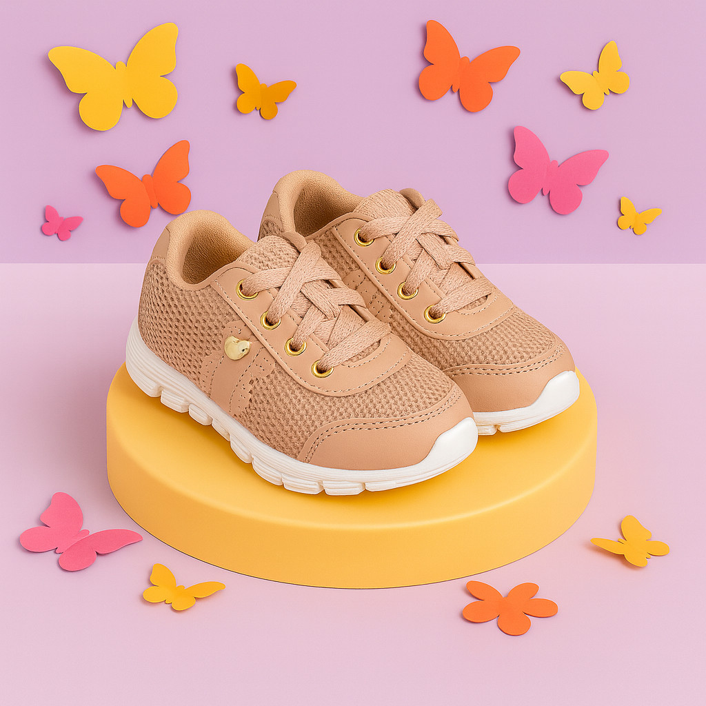 Tênis Infantil Menina Casual Esportivo para Escola e dia dia