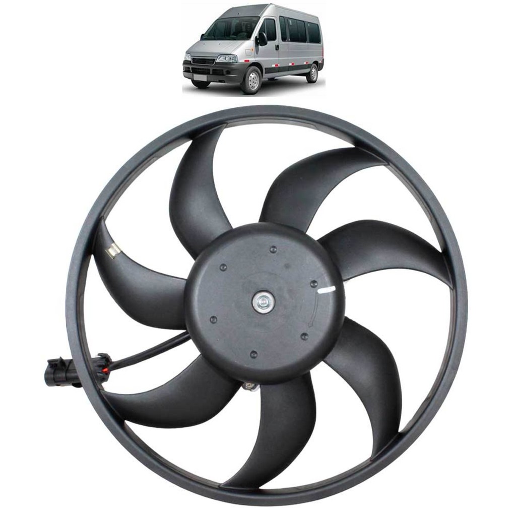 HELICE MOTOR VENTUINHA MENOR 33,5 CM FIAT DUCATO/PEUGEOT BOXER/CITROEN JUMPER 2.8/2.3 2006 A 2017 1366289080