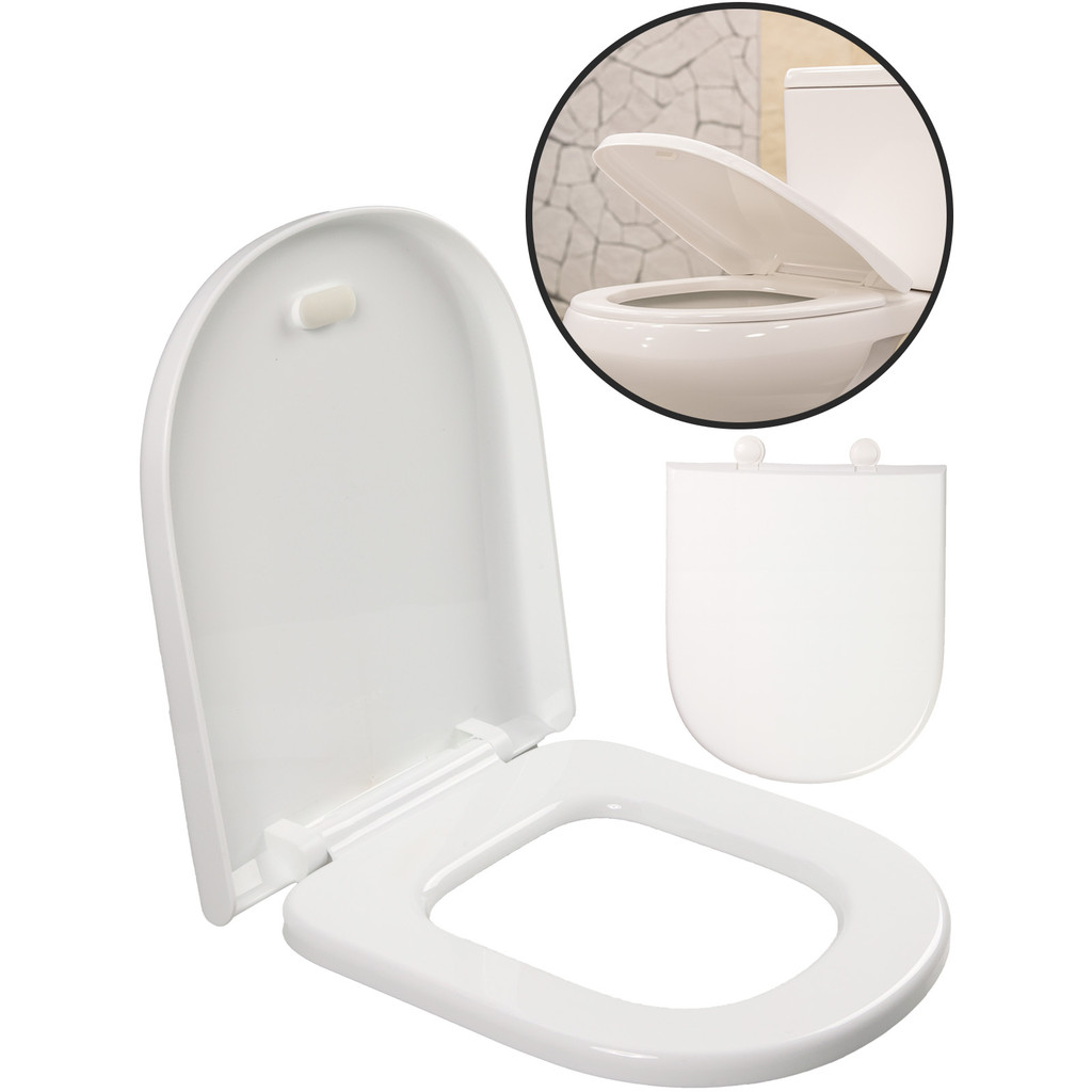 Assento Sanitário Tampa De Vaso Smart Fechamento Suave Modelo D Roca Deca Celite Icasa Atlas Premium em Oferta na Shopee