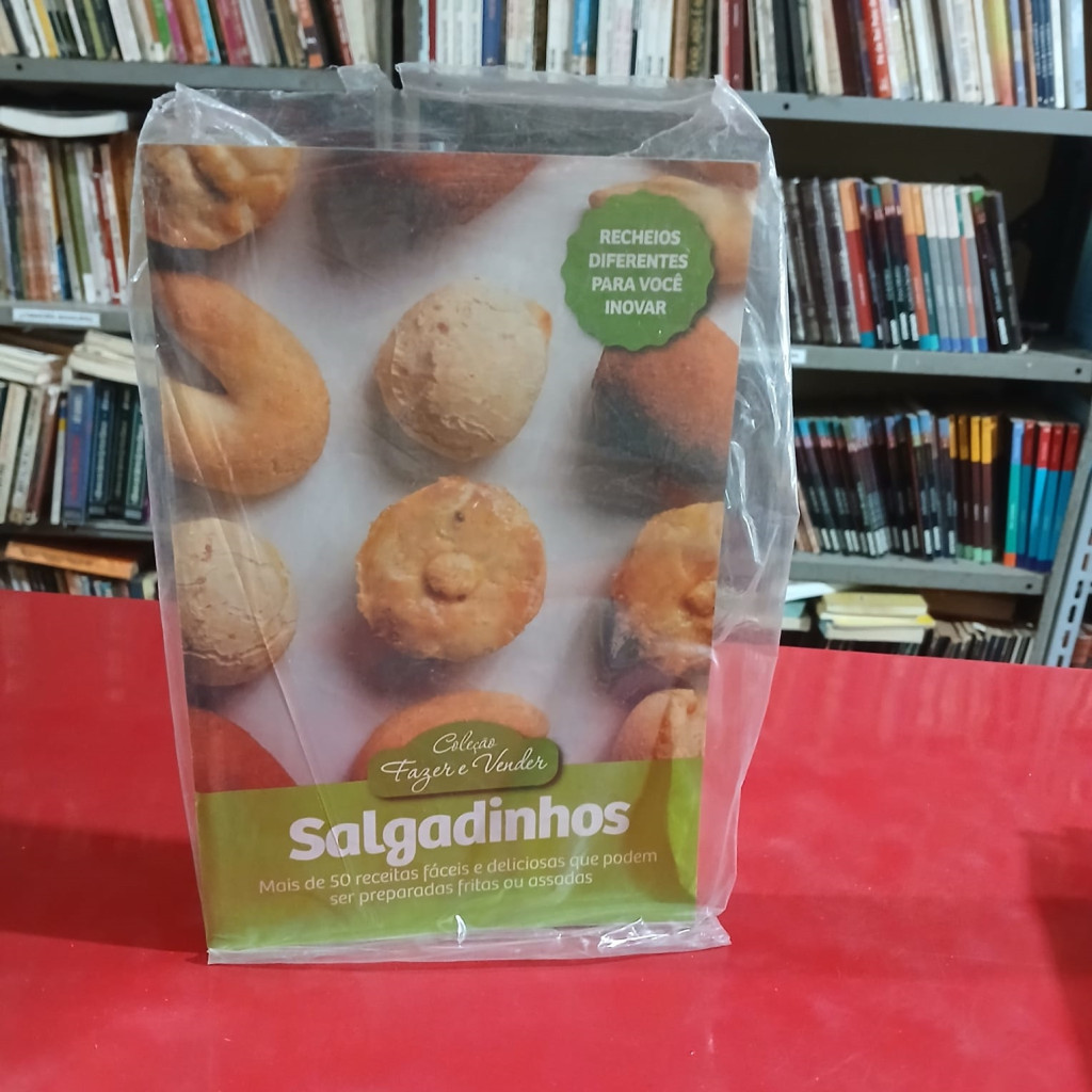 livreto salgadinhos - coleção fazer e vender autor editora edipress