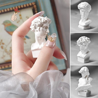 [PEBR] Adereços Retrô Para Fotos De Unhas , Mini Estátua Artística Pontas De Esmalte Em Gel , Exibição De Fotografia Cri