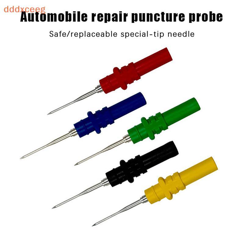 [dddxceeg] 1/2/10pcs Sonda De Teste De Diagnóstico Automotivo Agulhas De Punção Conjunto De Pinos De Osciloscópio Acessó