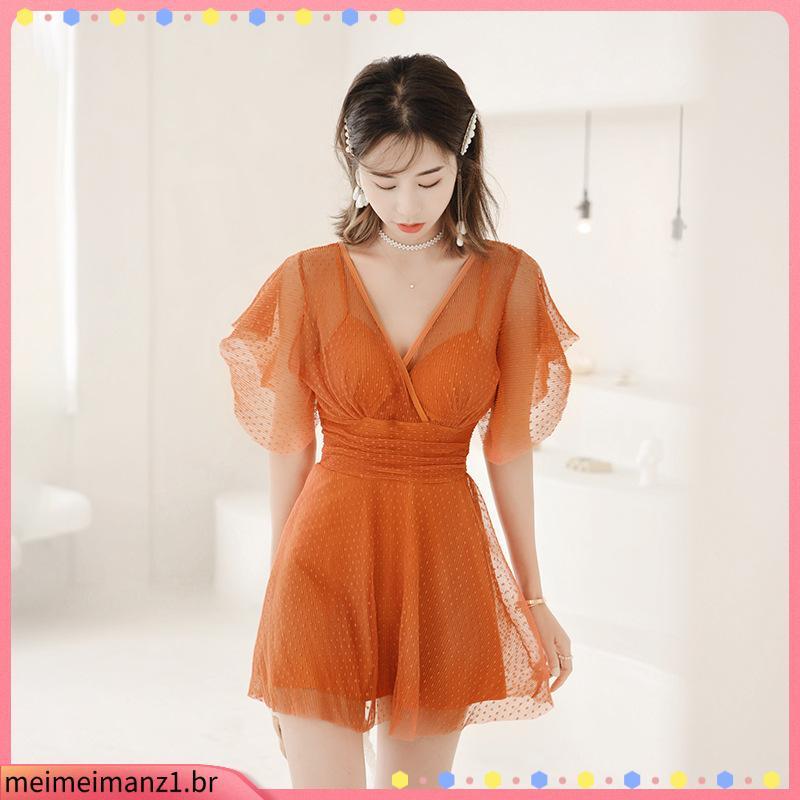 VESTIDO LONGO EM TULE MANGA FLER FORRADO MODA EVANGELICO E FEMENINO