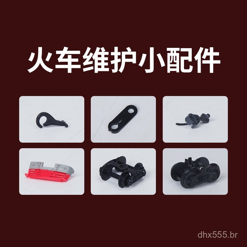 Acessórios populares para brinquedos de trem OLE: conector de locomotiva, gancho verde para vagão de passageiros TWYR