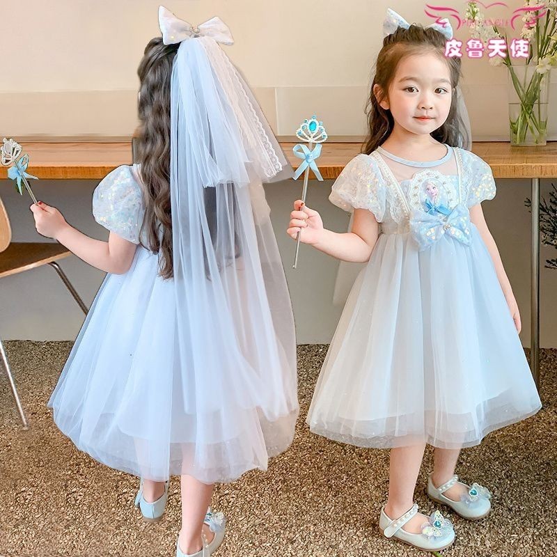 Elsa Princesa Vestido Meninas Vestido 2026 Menina Elsa Vestido Crianças Elsa Vestido can456 6.16