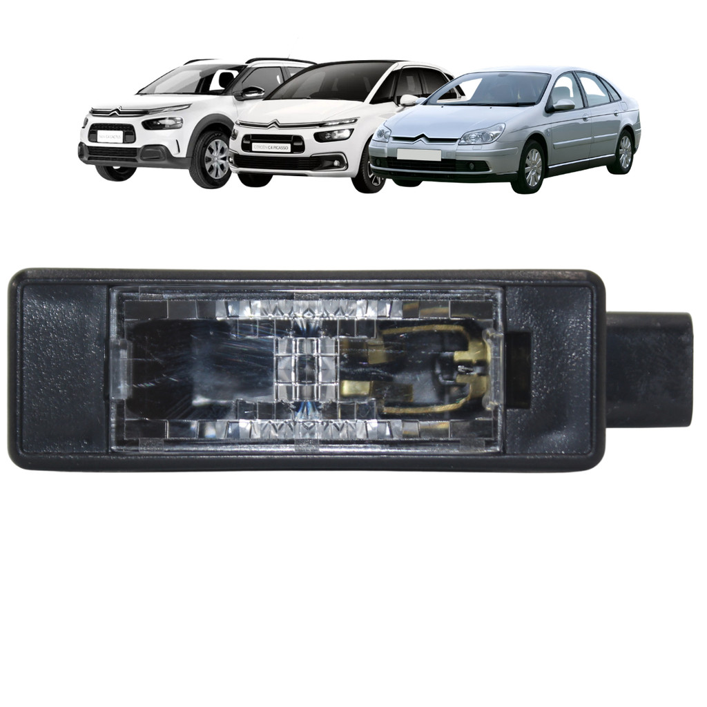 Lanterna Luz Placa Traseira Citroen Peugeot C4 C5 DS4 2008 208 3008 308 5008