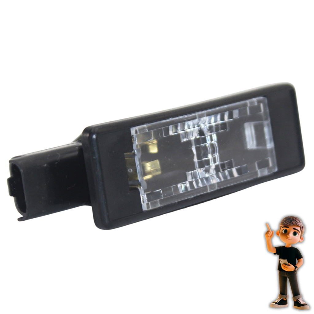 Lanterna Luz Placa Traseira Citroen Peugeot C4 C5 DS4 2008 208 3008 308 5008 — imagem 2 de 2
