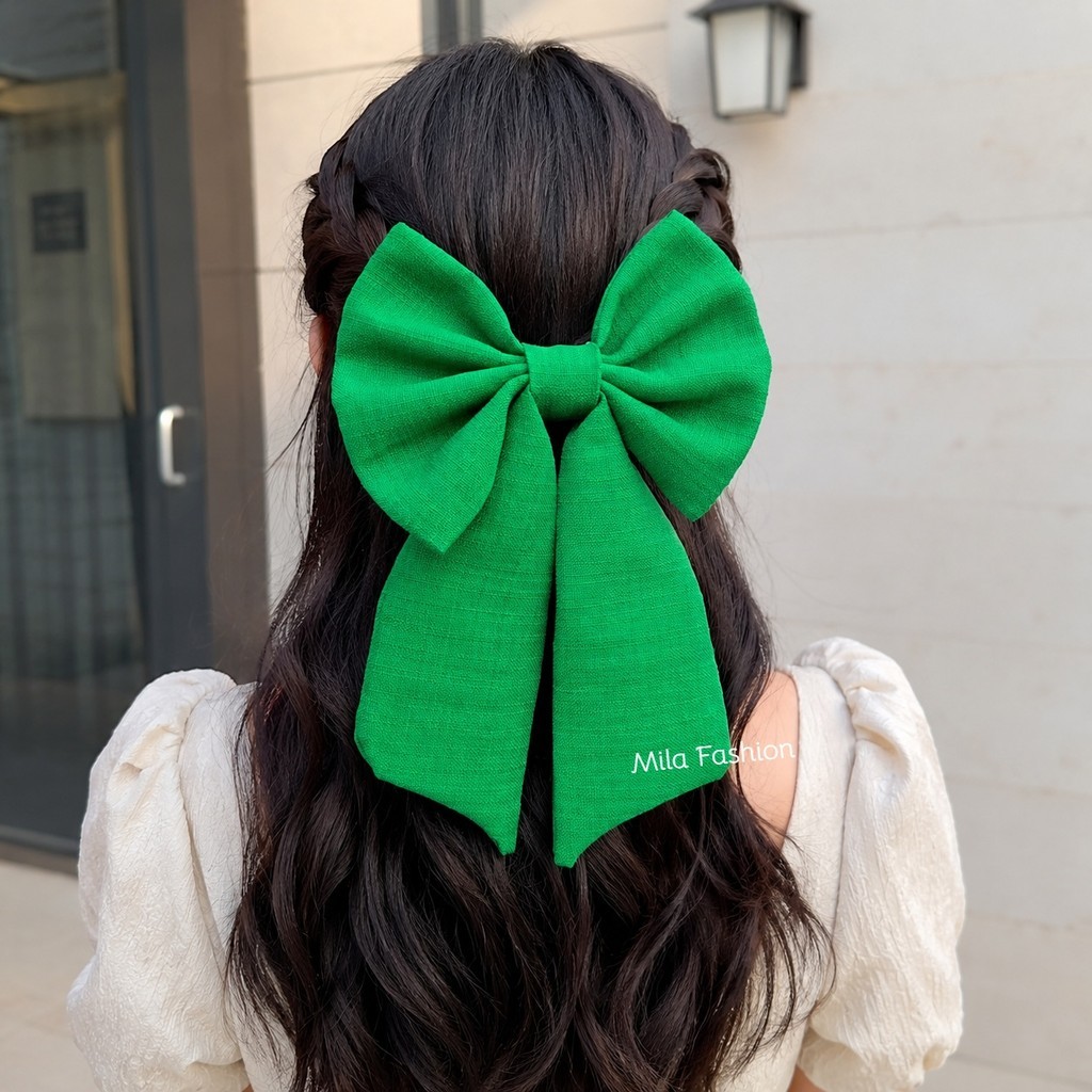 Laço de cabelo feminino adulto tendência da moda /várias cores laços bico de pato tendência 2026