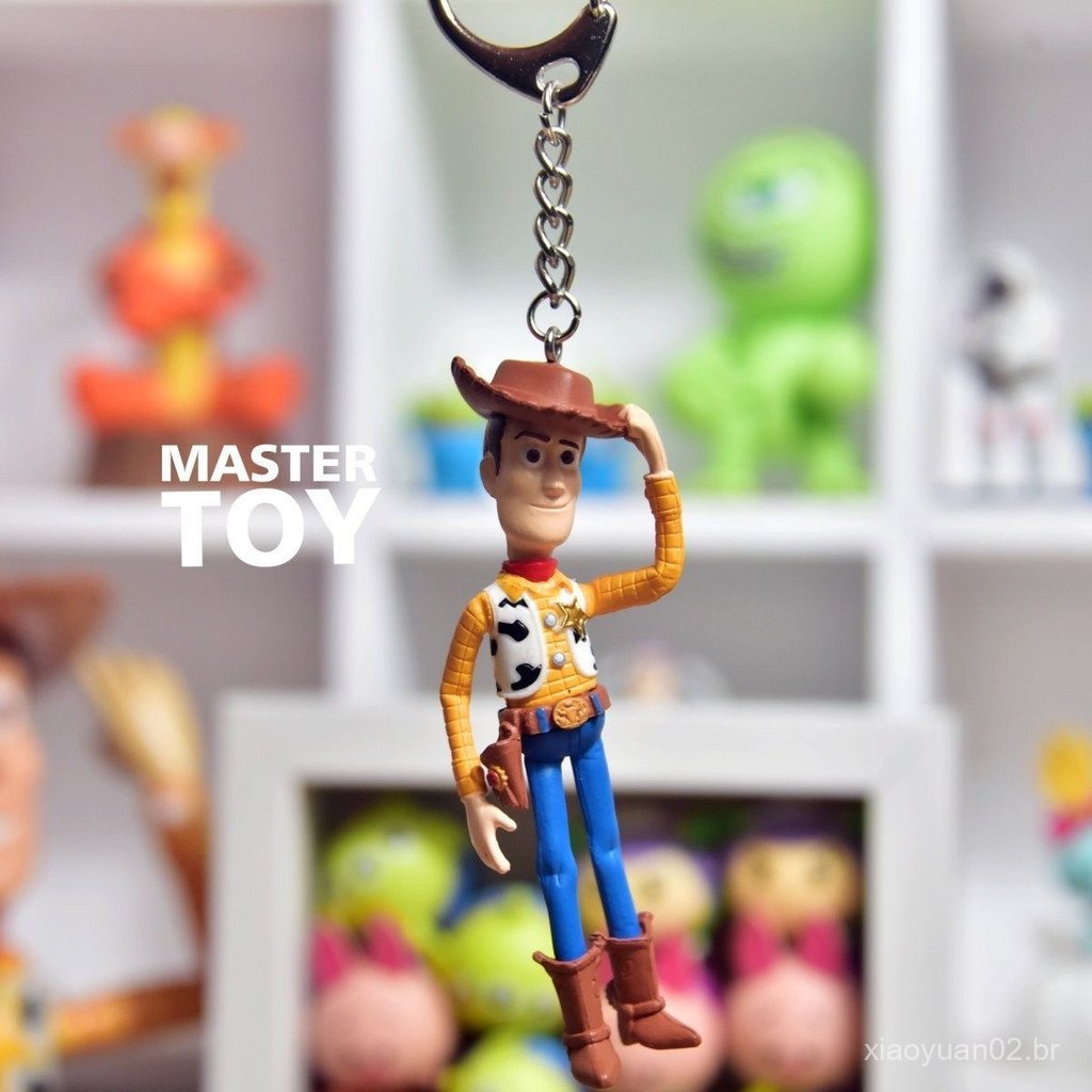 Toy Story Buzz Lightyear, Boneco de Pelúcia Fofo, Decoração para Bolsa, Chaveiro, Pingente Woody 69QN