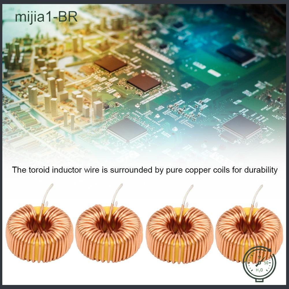 Mjalbr Mjalbr Aumotop 20 peças de fio indutor de núcleo toróide, bobina de cobre durável, durabilidade otimizada para