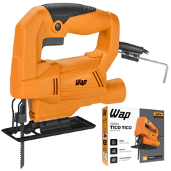 Serra Tico Tico Com Base Regulável Potência 550W Para Corta Madeira Plástico e Aço WF STT01 Wap