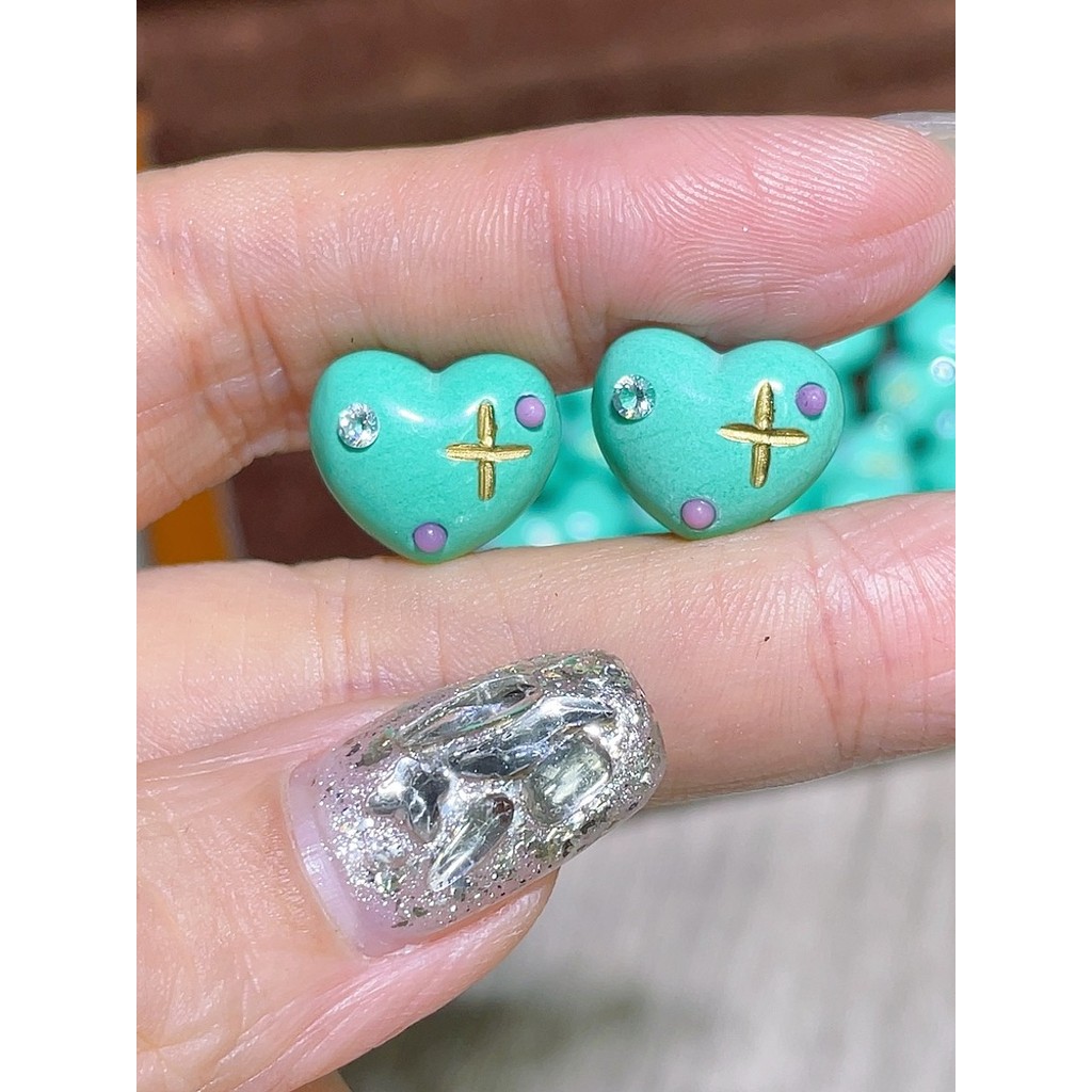 Diamante magnésio mina amor artesanal diy acessórios pulseira pingente acessórios moda jóias Wenwan C