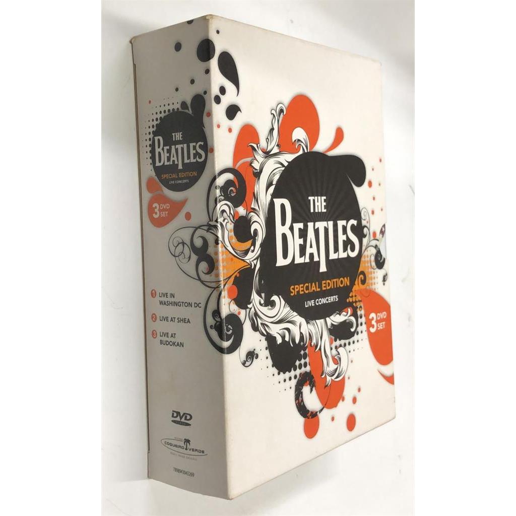 DVD THE BEATLES SPECIAL EDITION LIVE CONCERTS 3 DVDS direção