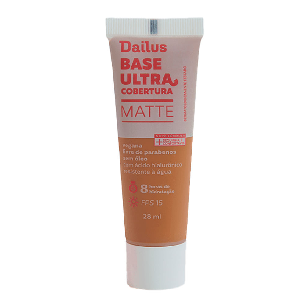 Base Líquida Dailus Matte Ultra Cobertura - Médio D8