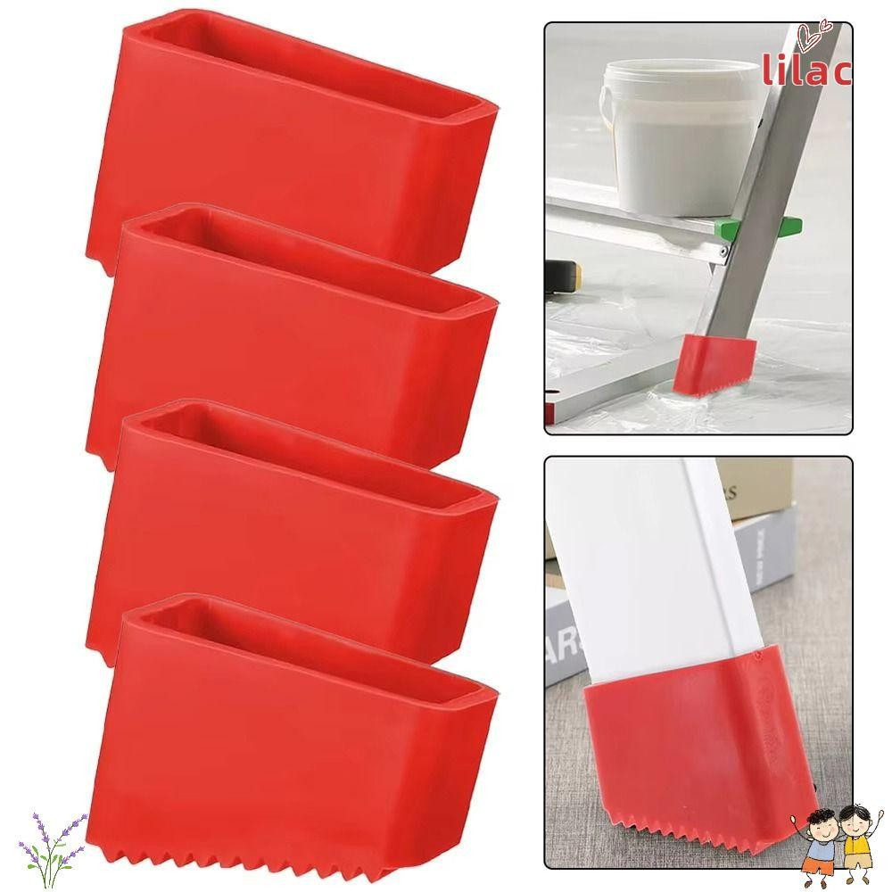 LILAC 1/4 Unidades De Almofada Para Escada , Capas De Borracha Isolante Pés , Protetores Antiderrapantes , Substituição