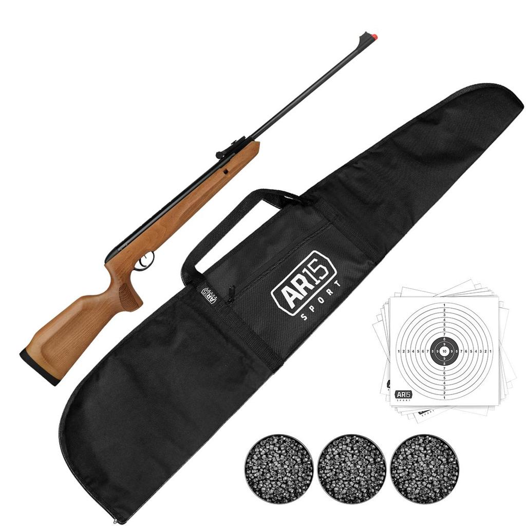 Carabina de Madeira 4.5 Naja Nitro TAG Chumbinho - 750un