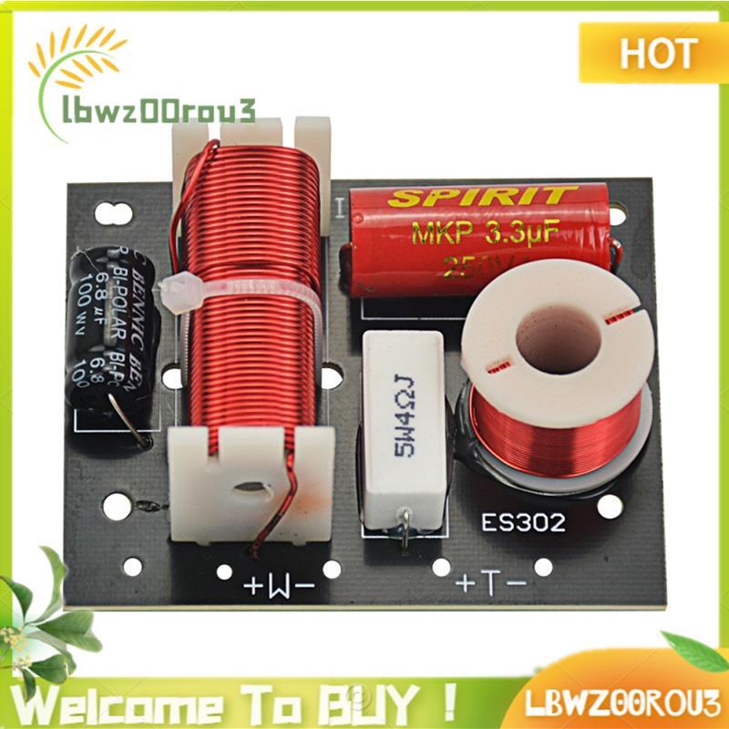 ES302 2 Maneiras De Áudio Alto-Falante Crossover Agudos + Divisor De Frequência Crossovers Filtros De DIY Para Home Thea