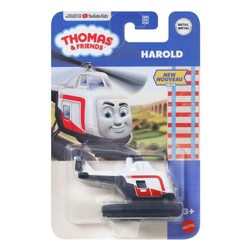 Harold - JLB50 - Thomas e Seus Amigos - Metal - Fisher Price - Mattel