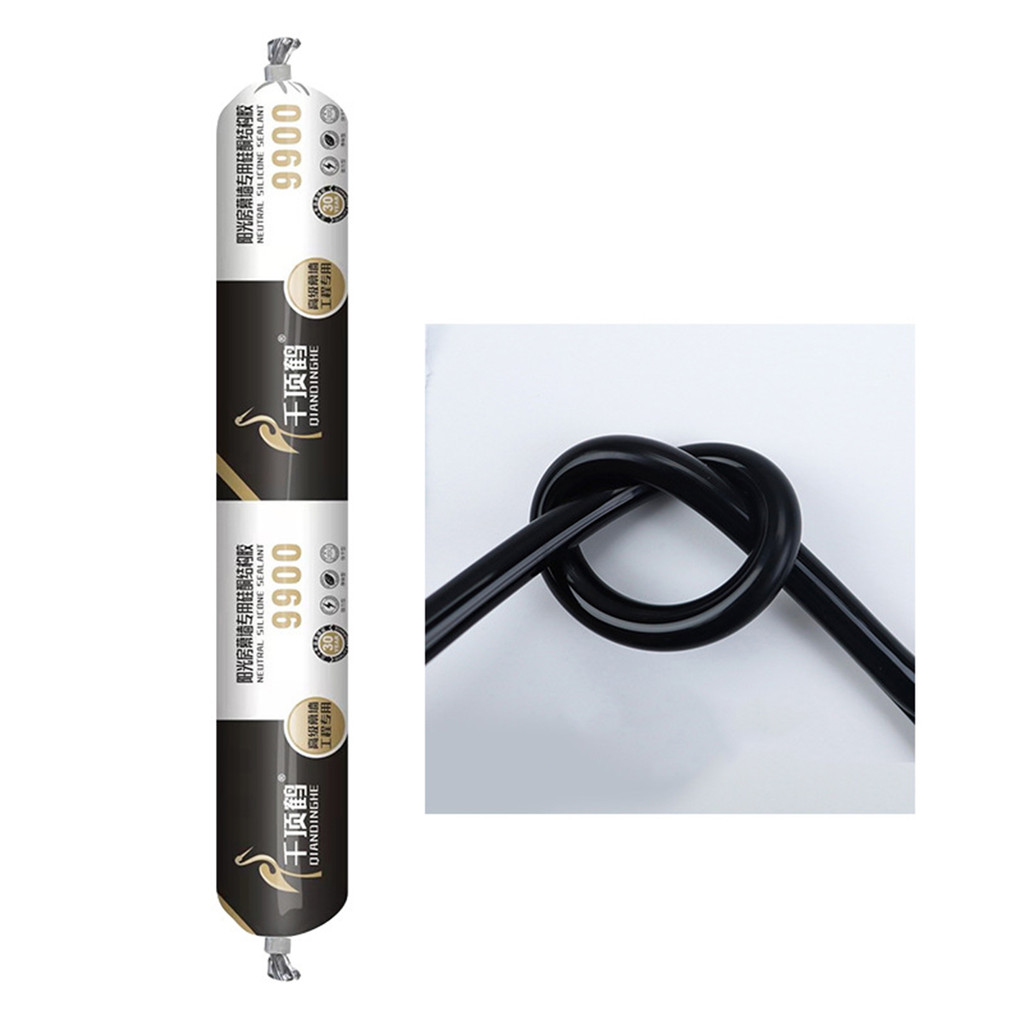 Adesivo Estrutural De Silicone Neutro 9900 , 3 Cores Preto/Branco/Transparente Disponível , Selante De Construção À Prov